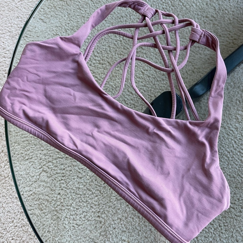 Lululemon Athletica Pink Sports Bra